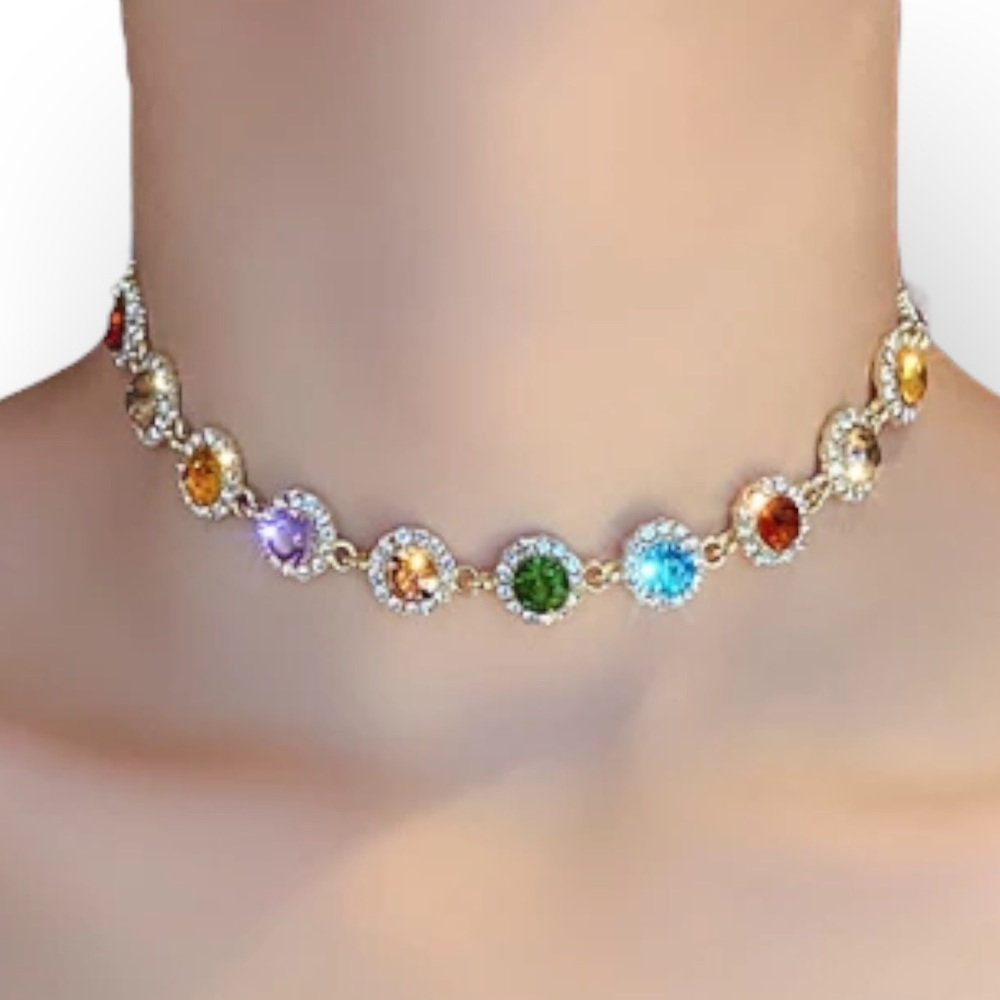 Gemstone Choker necklace